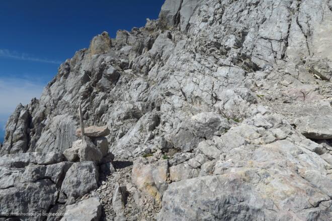 2. Abschnitt geschafft. Die Eiswechte liegt hinter mir. Vor mir kommt die Querung
