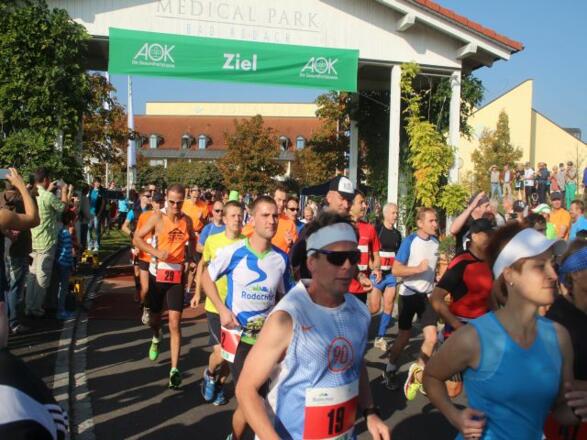 Teilnehmer beim Medical Park Marathon