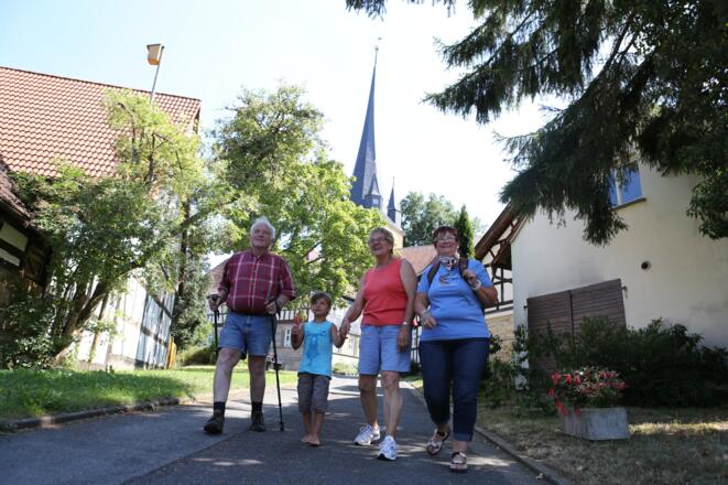 Wanderung durch Gleußen