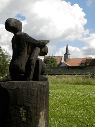 Skulptur auf dem Fränkischen Bibelweg, Seßlach