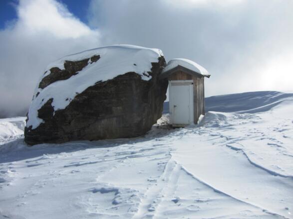 ein markanter Stein wird passiert