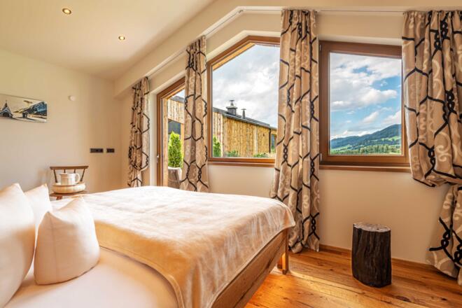 Schlafzimmer mit Aussicht