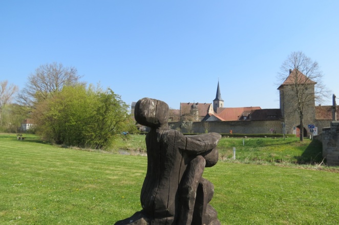 Skulptur auf dem Fränkischen Bibelweg, Seßlach