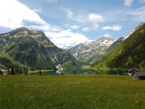 Ein Juwel: Der Vilsalpsee im Tannheimer Tal (Naturschutzgebiet)