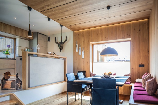 Küche mit Esszimmer