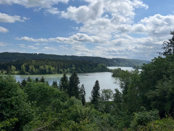 Blick von Gaststätte Lechblick