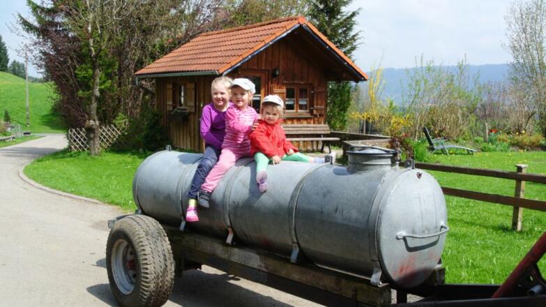 Für was so ein Wasserfass doch alles gut ist