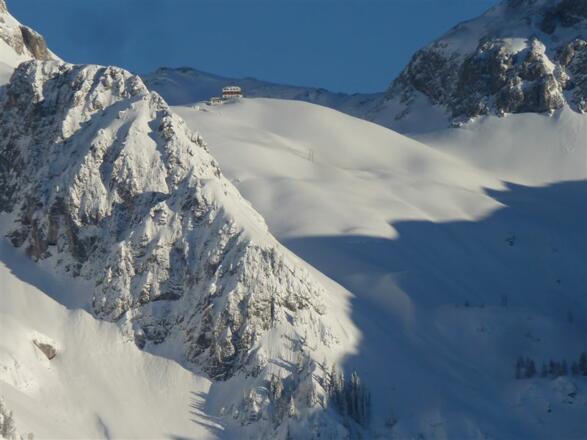 Guttenberghaus im Winter