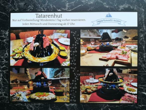 Hochkönigstube Tartarenhut essen
