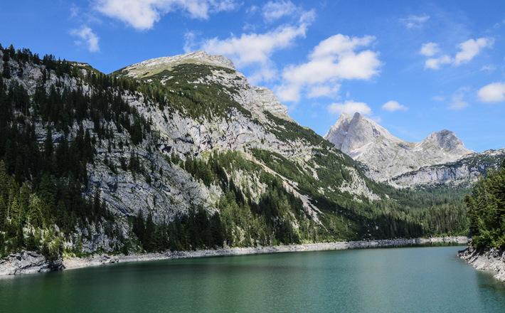 Der Dießbach-Stausee