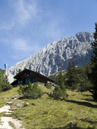 Die Hochlandhütte am Wörner