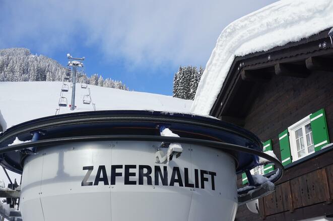 Zafernalift mit Talstation