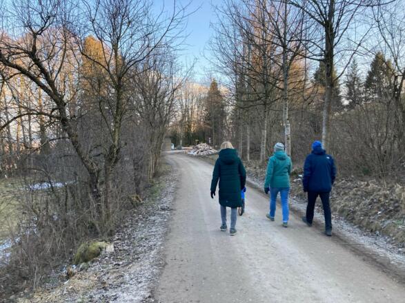 Kurz vor der Hofstelle auf dem Fentberg