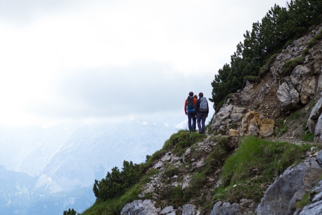 Zustieg zum Nordwandsteig