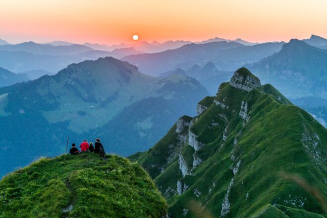 Sonnenaufgang auf der Kanisfluh