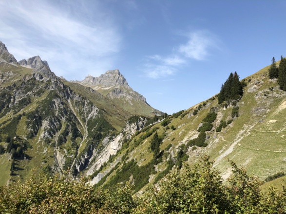 Blick zum Flexenpass