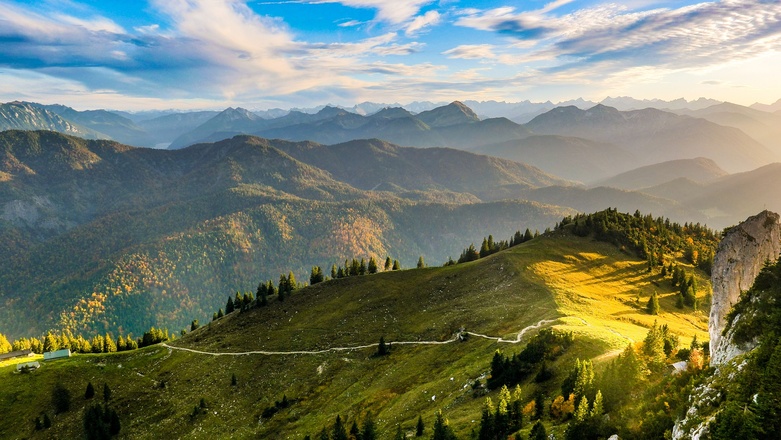 Aussicht in Richtung Süden