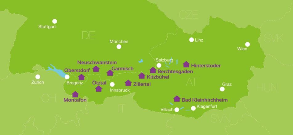 Standorte Explorer Hotels