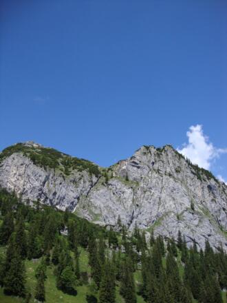 Blick zur Tegernseer Hütte