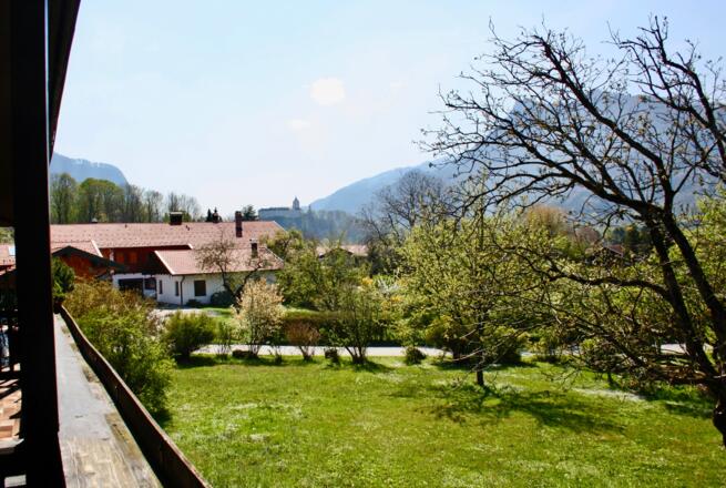 Ausblick vom Balkon