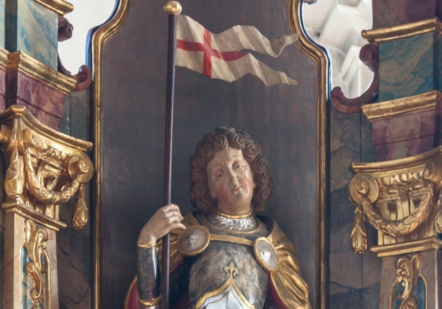 Pfarrkirche Stubenberg, Hl. Georg am Hochaltar