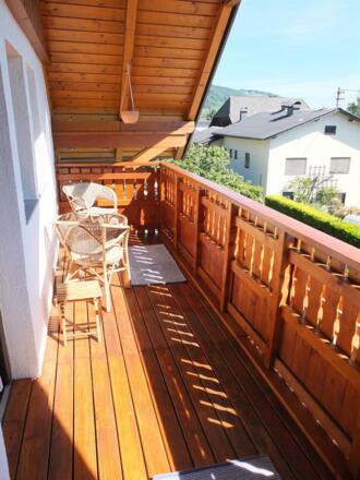 Balkon mit Morgensonne