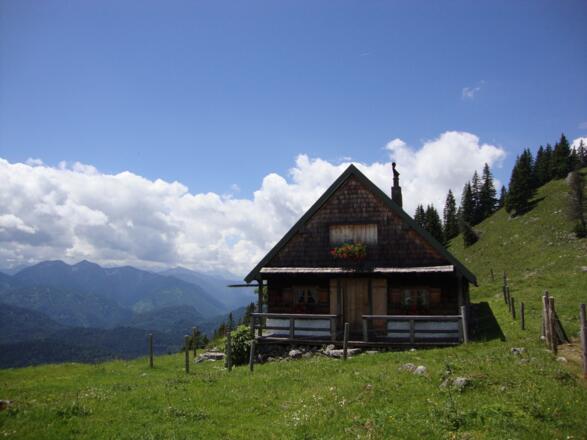 Blick Sonnbergalm Hochleger