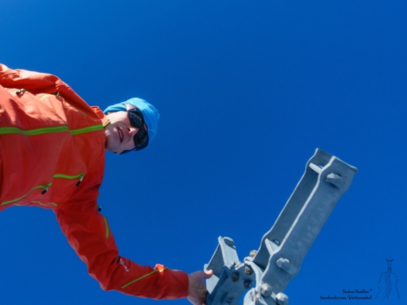 Gipfelselfi Stefan Stadler am Loferer Schihörndl