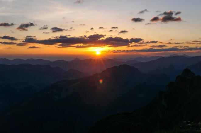 Kanisfluh Sonnenaufgang