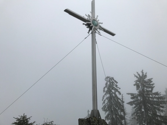 Schwarzeckgipfel im Schnee