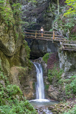 Eingang zur Dr.-Vogelgesang-Klamm.