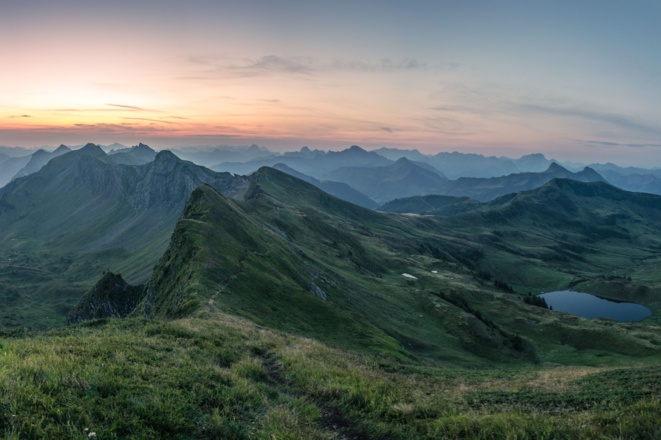 Blick von der Sünserspitze