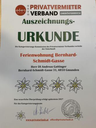 Ausgezeichnet mit 4 Edelweiß - Mai 2022