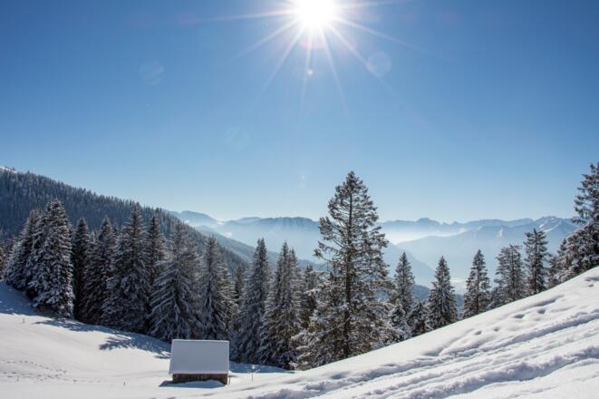 Winterwanderung Hörnle Sattle
