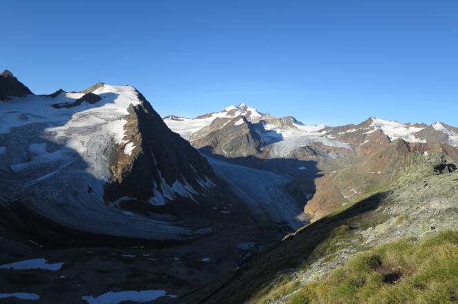 Wunderschön der Linke Fernerkogel Wildspitze und Hintere Brunnenkogel.