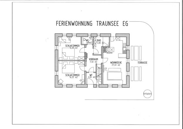 Ferienwohnung Traunsee EG