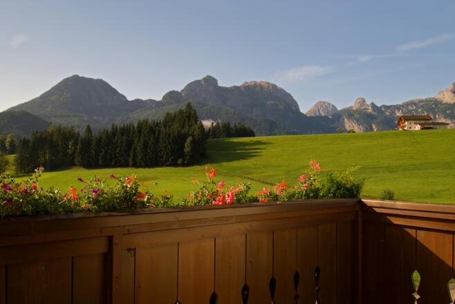 Aussicht von Pension Schiemhof