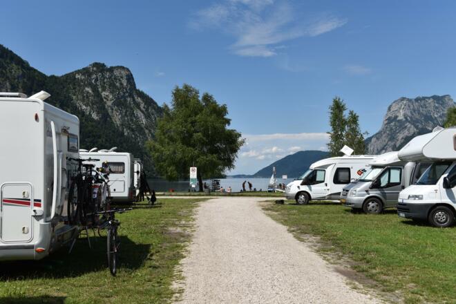Stellplatz aus der Nähe