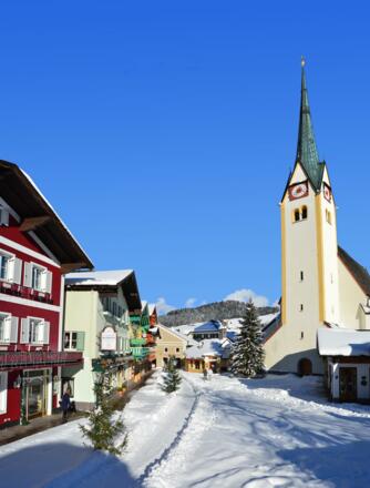 Marktplatz Abtenau Winter
