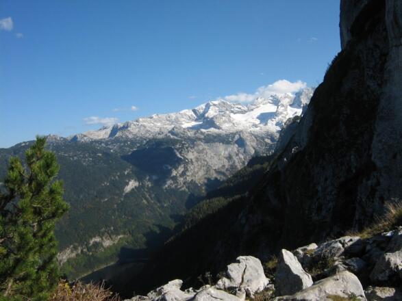 Blick zum Dachsteingletscher