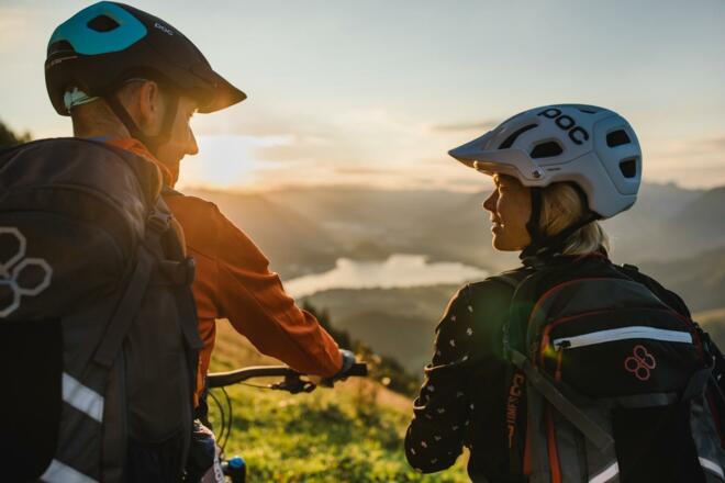 Biketour mit Sonnenuntergang