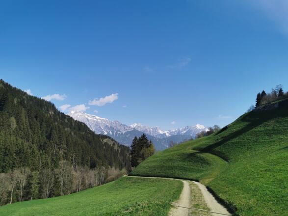 kurz vor dem Parkplatz Volderwildbad