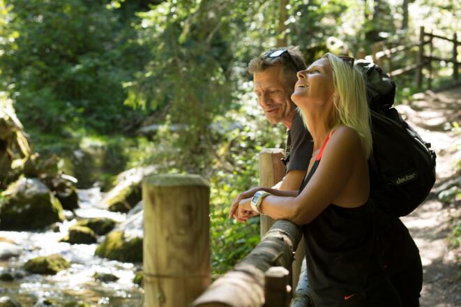 Entlang des Wasserfallwegs in die Almenwelt Lofer
