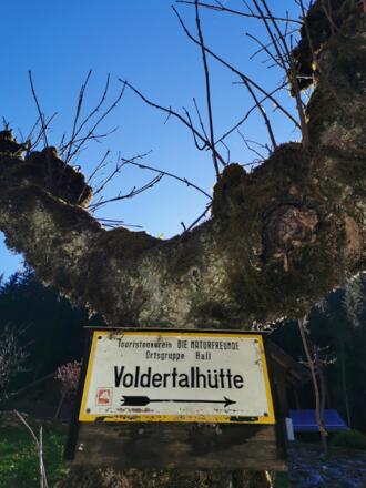 immer geradeaus in das Voldertal