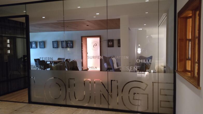 Eingang Lounge