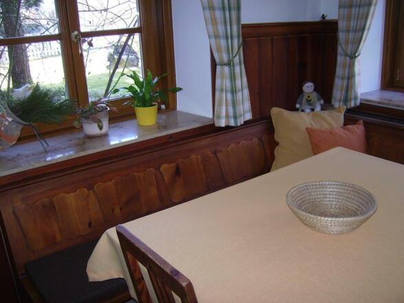 Essecke in der Ferienwohnung