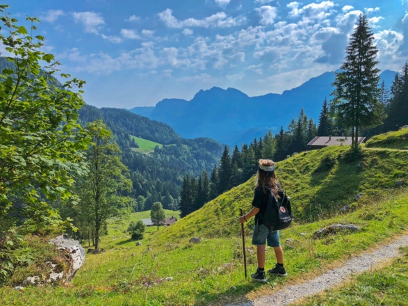 Am Wanderweg zur Almenwelt Lofer