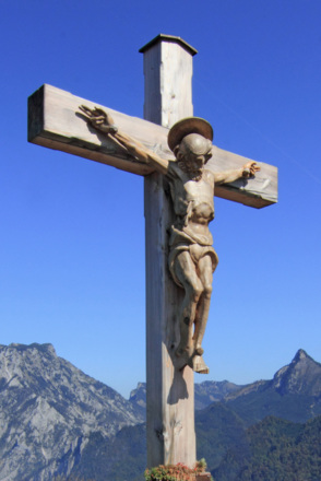 Gipfelkreuz am kleinen Sonnstein.