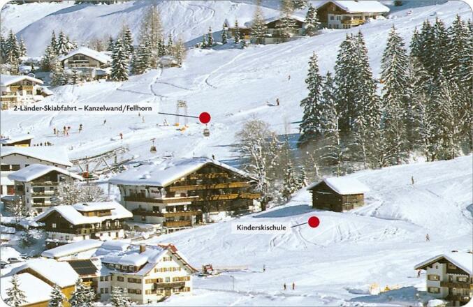 Hotel im Winter