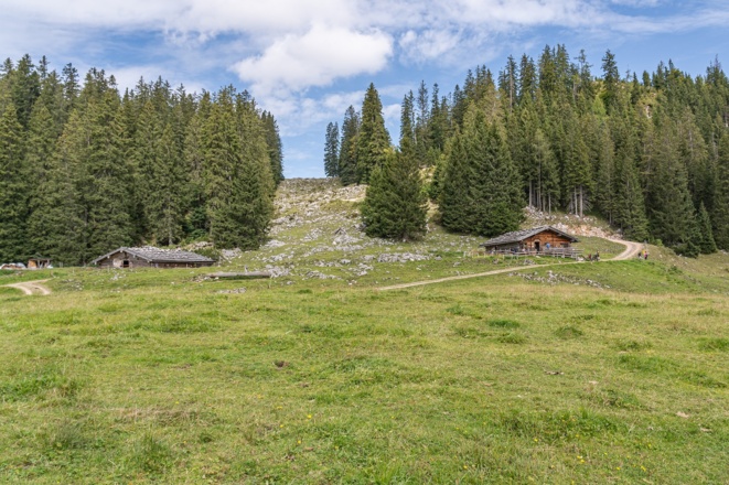 Dier beiden Kaser auf der Moosenalm